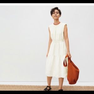 Everlane Linen Open Back Dress
